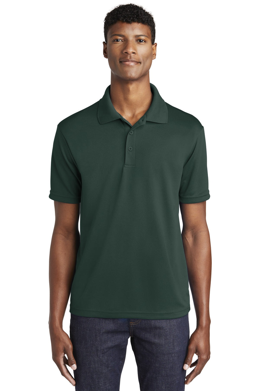 Sport-Tek ®  PosiCharge ®  RacerMesh ®  Polo. ST640 - Dark Forest Green