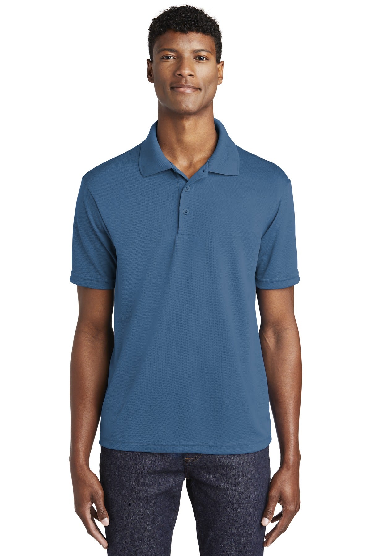 Sport-Tek ®  PosiCharge ®  RacerMesh ®  Polo. ST640 - Dawn Blue
