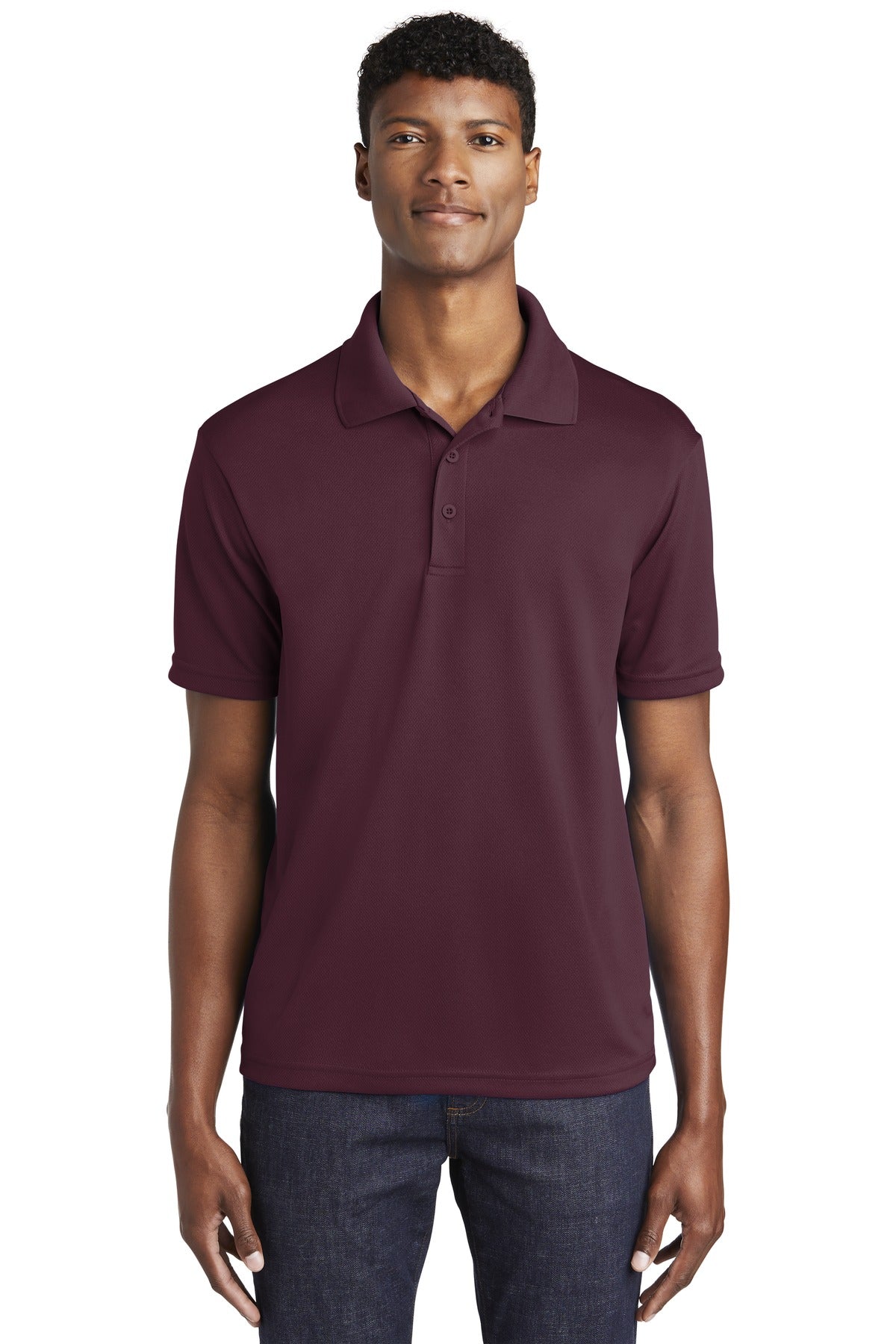 Sport-Tek ®  PosiCharge ®  RacerMesh ®  Polo. ST640 - Maroon