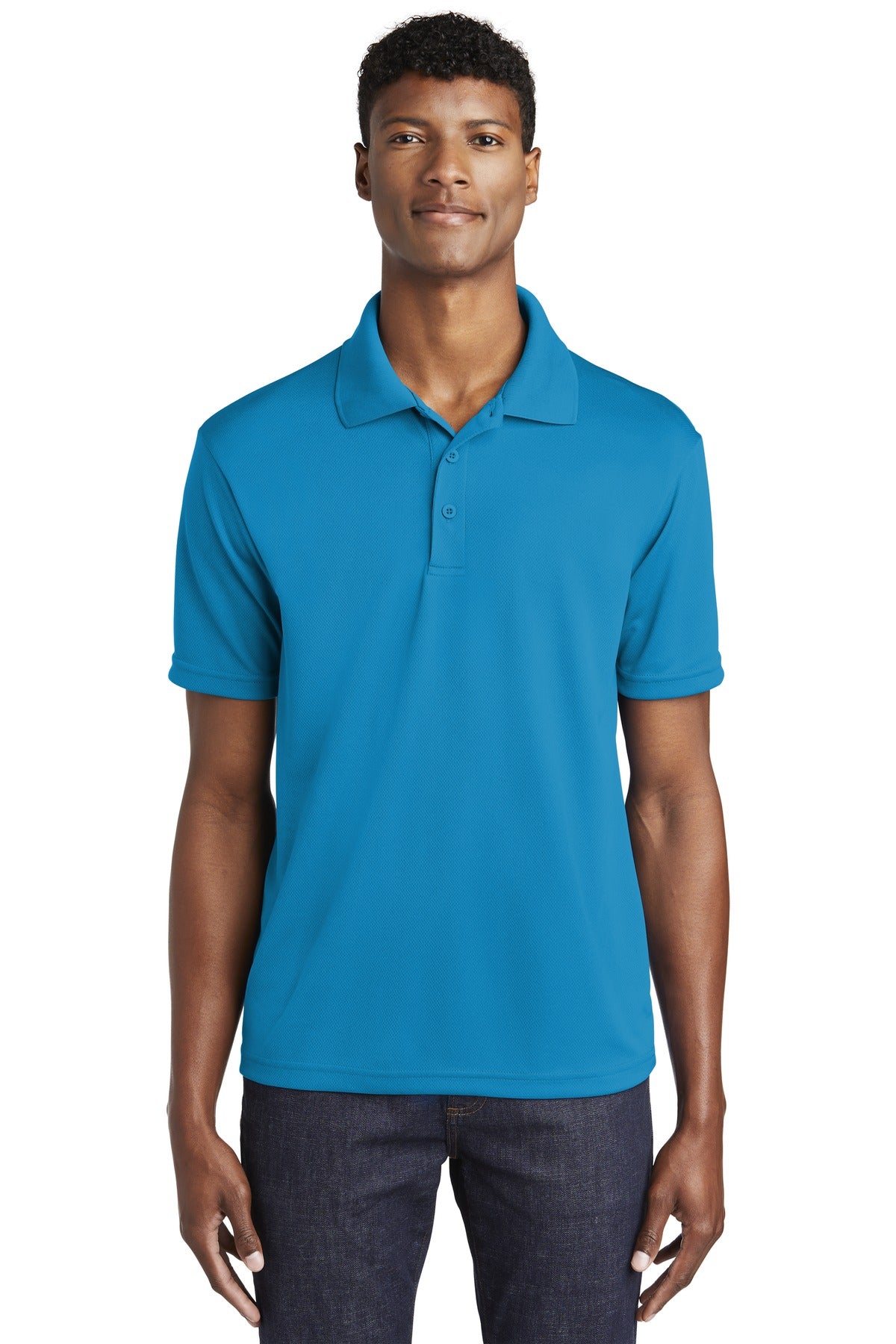 Sport-Tek ®  PosiCharge ®  RacerMesh ®  Polo. ST640 - Pond Blue