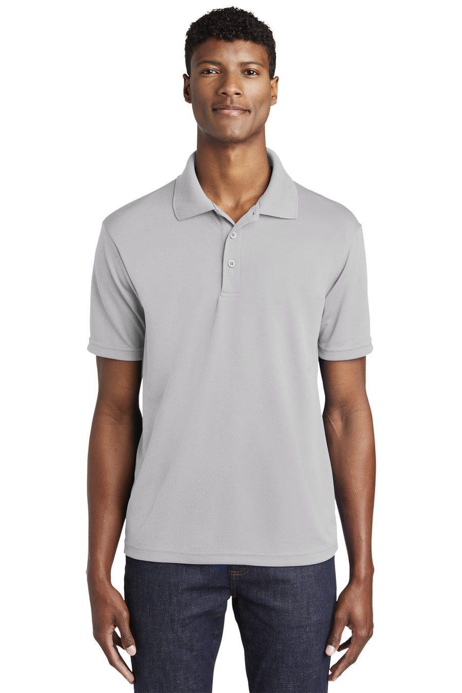 Sport-Tek ®  PosiCharge ®  RacerMesh ®  Polo. ST640 - Silver