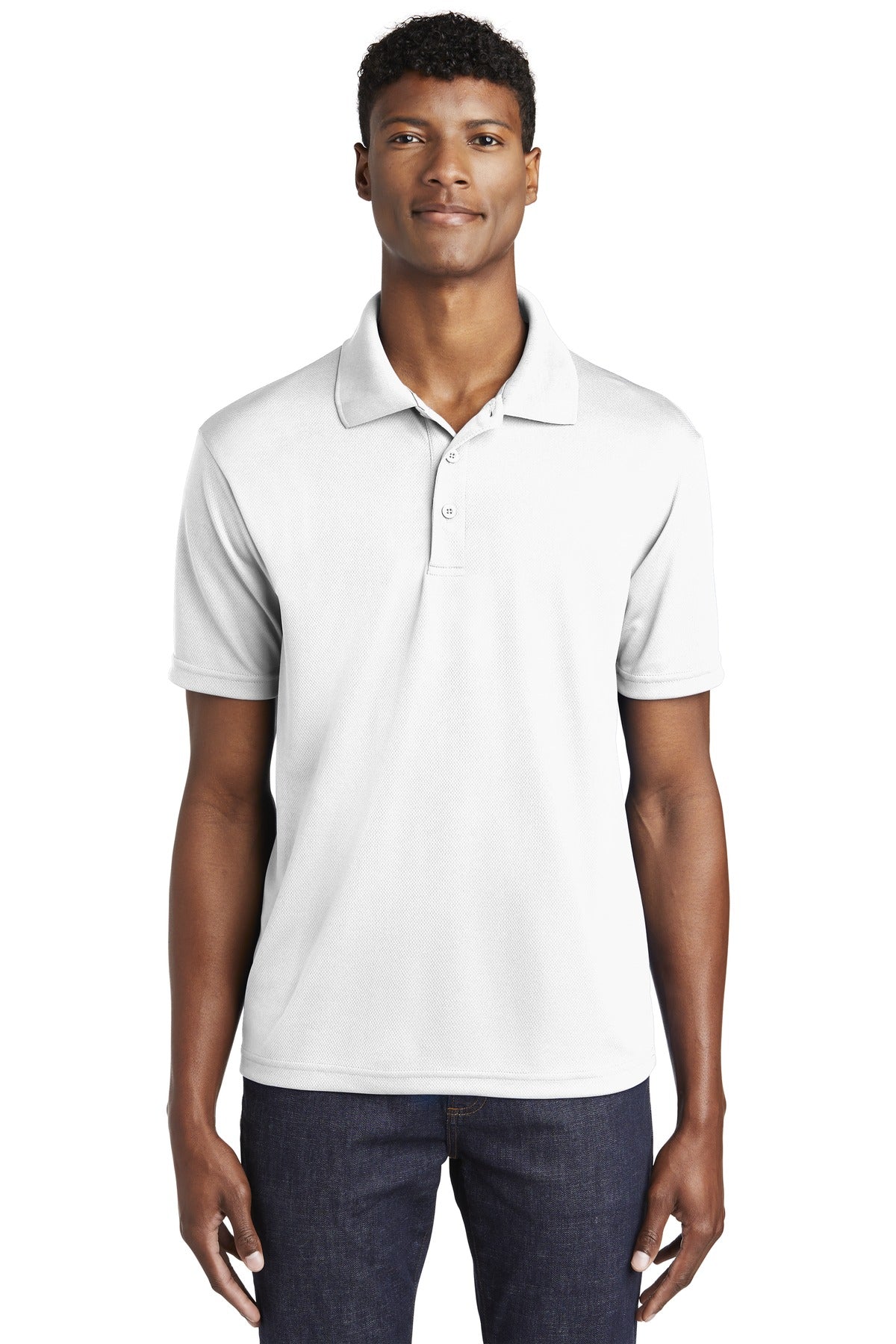 Sport-Tek ®  PosiCharge ®  RacerMesh ®  Polo. ST640 - White