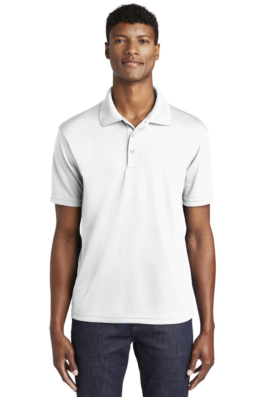 Sport-Tek ®  PosiCharge ®  RacerMesh ®  Polo. ST640 - White