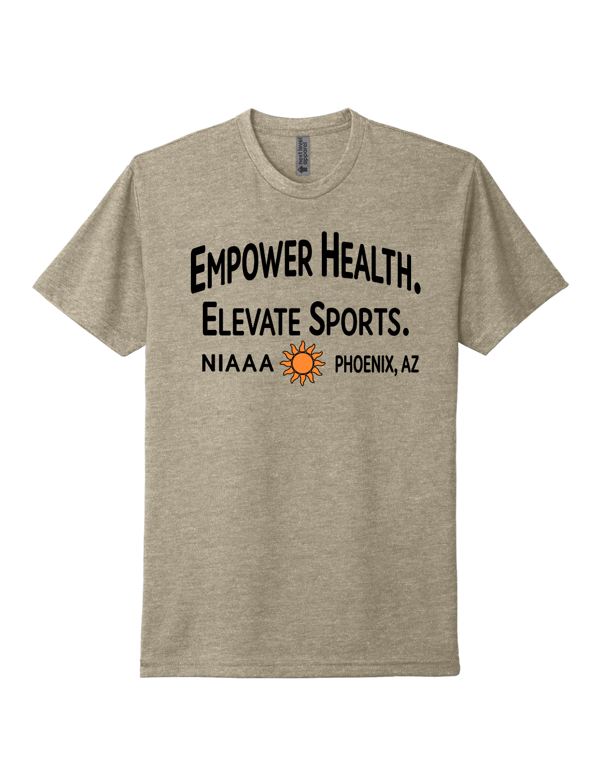 Empower Health. Elevate Sports. NIAAA Unisex Tee