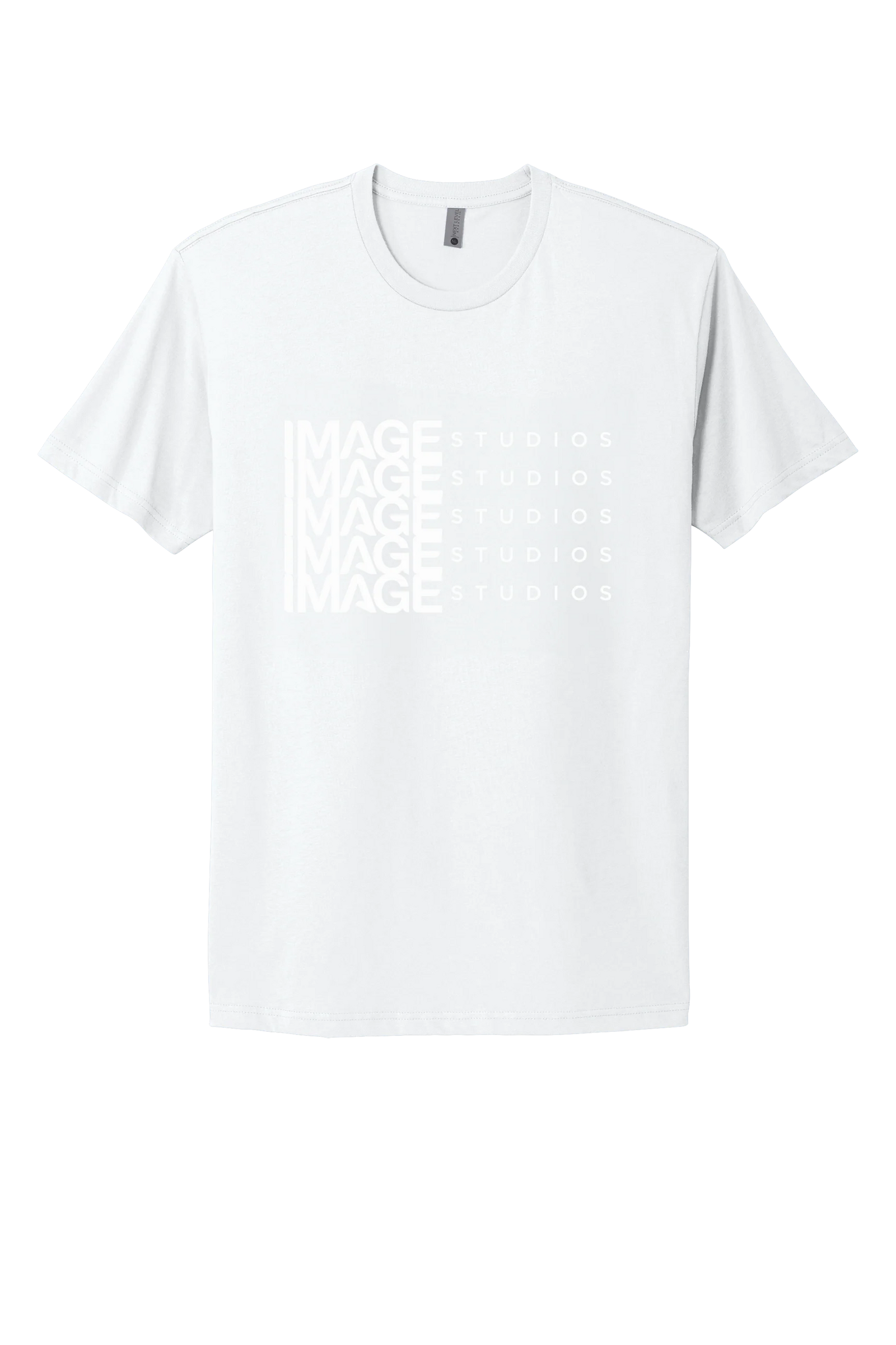 White IMAGE T-shirt (White Stacked Logo)