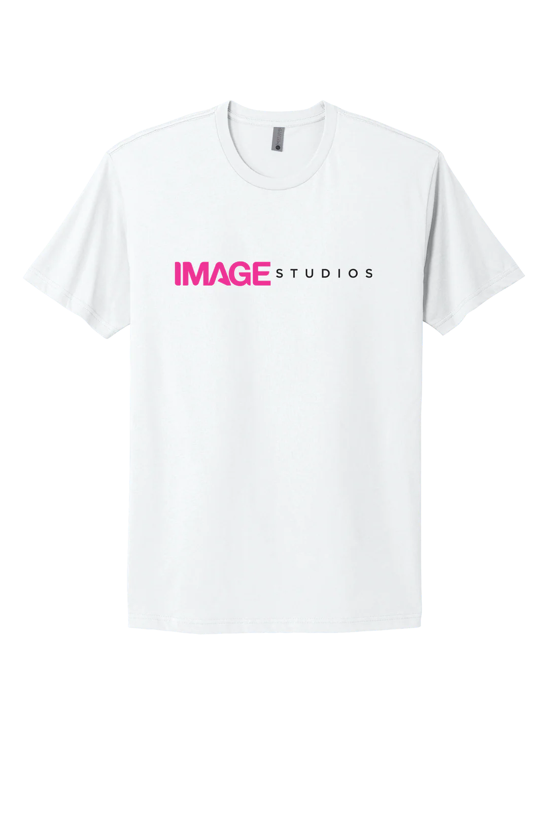 IMAGE T-shirt (White/Pink Logo)
