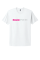 IMAGE T-shirt (White/Pink Logo)