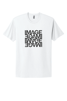 White IMAGE T-shirt (Black Reflected Logo)